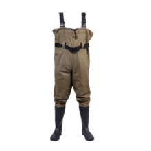 PVC Material Fishing Chest Wader Suit with PVC Boots from China